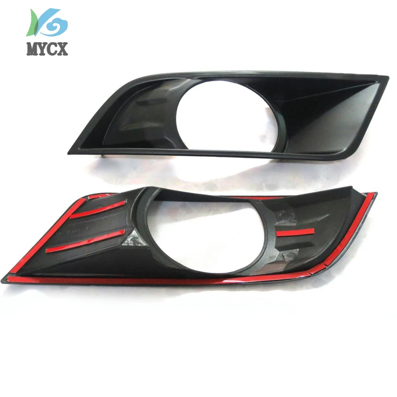 Автомобильные аксессуары ABS углеродного волокна противотуманных фар Крышка для