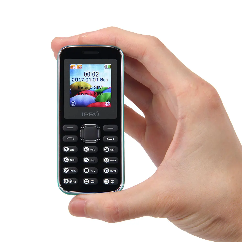 2017 оригинальные ipro i3150 мини разблокирована мобильный телефон Dual SIM 1.5 &quotBluetooth MP3