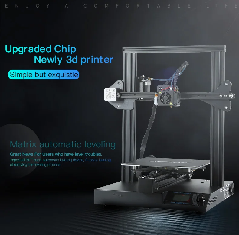 CREALITY 3D CR 20 Pro 3d принтер автоматическое выравнивание, быстрый нагрев, печать на месте, высокоточная печать 3d принтер