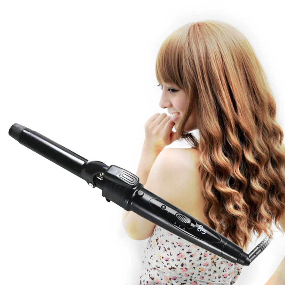 3 в 1 для укладки Керлинг палочка электрические бигуди волос interchageable волосы +