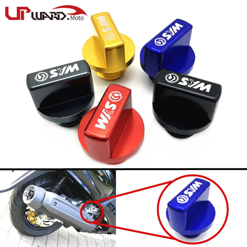 

For SYM T1/T2/T3 250I SB300 SB 300 Motorcycle Accessories CNC Aluminum Alloy Engine Magnetic Oil Drainer Oil Screw
