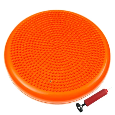 Orange Детские игрушки для упражнений для детей, подушка для занятий йогой, Массажная подушка для ног, тренировочный баланс, мяч, сенсорная игра, реквизит, комфортное расслабление - Цвет: Orange