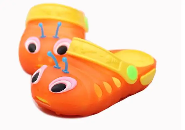 Детские сандалии с гусеницами для девочек и мальчиков забавные дизайнерские