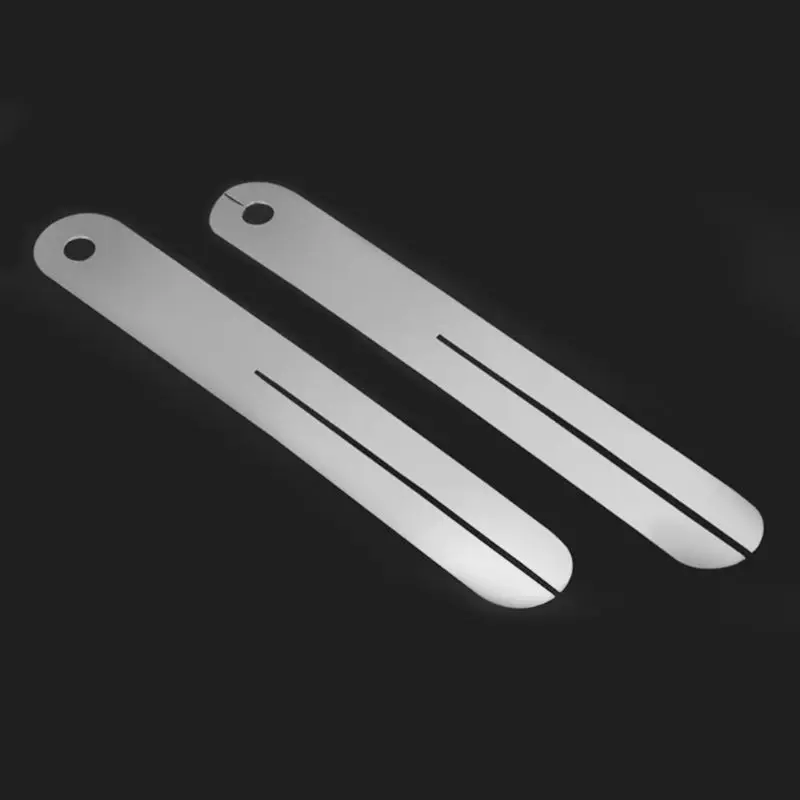 

2 pcs guitar pin wire replacement fingerplate protection gasket stainless steel piece suitable for electric guitar bass ukule
