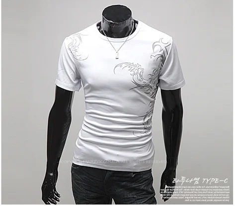 Мужская футболка с принтом Zogaa повседневная хлопковая Футболка в классическом