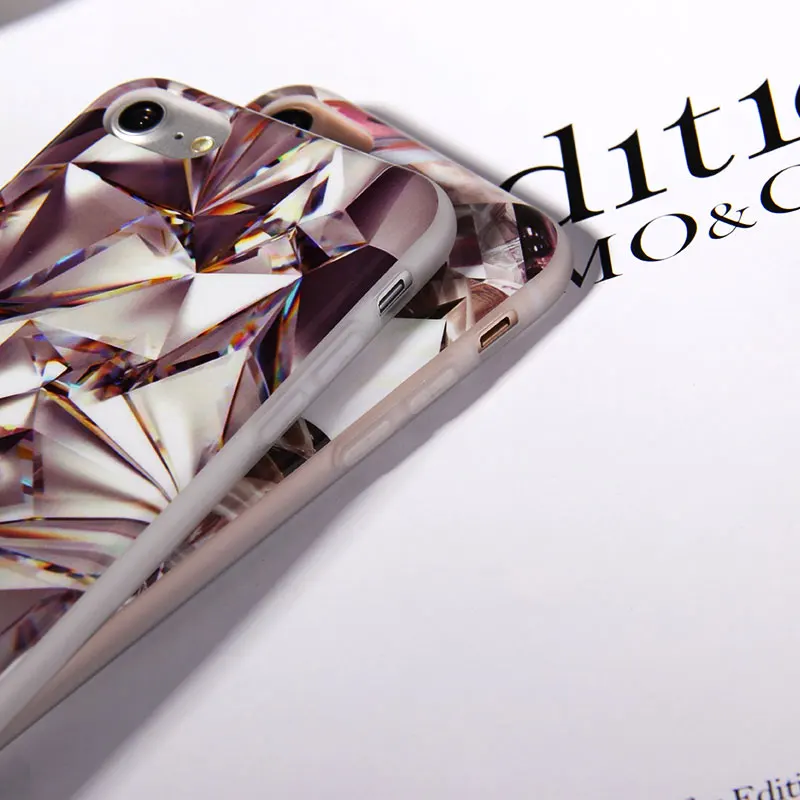 Boucho для iPhone 5S 5 SE 6 6S 7 8 6/7/8 плюс скраб Красочные Star Diamond изображения окрашены