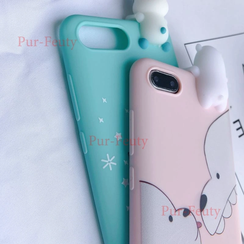 Чехлы для etui Xiaomi Redmi 6 A Redmi6 3D Kawaii Медведь Единорог силиконовые чехлы 6A A6 Redmi6A M1804C3CH 5