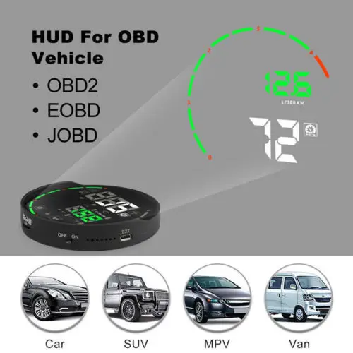V checker H501 HUD цветной сканер с Bluetooth OBD II автомобильный двигатель|Детали и аксессуары