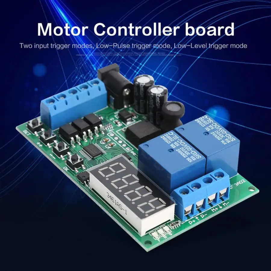 Контроллер двигателя доска для рисования 5 V-24 V мотор передний задний контроллер переменного тока/DC мотор электронное время задержки времени цикла реле