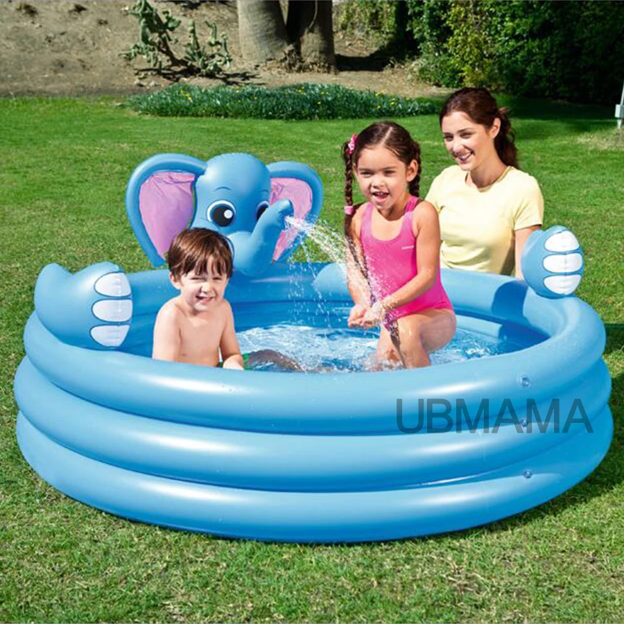 Многофункциональный милый слон детский надувной бассейн для купания семейная