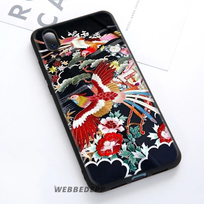 WEBBEDEPP Wave Art японский мягкий чехол для Huawei P30 P20 Pro P10 P9 Lite 2017 P Smart 2019 &amp Nova 3 3i Y9 |