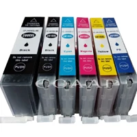 6pcs-- 1 Full set Совместимость PGI-280BK CLI-281BK CLI-281C CLI-281M CLI-281Y CLI-281PBK картридж для Canon Pixma TS9120 TS8120 TS6120 TR8520 - Цвет: 6pcs-- 1 Full set