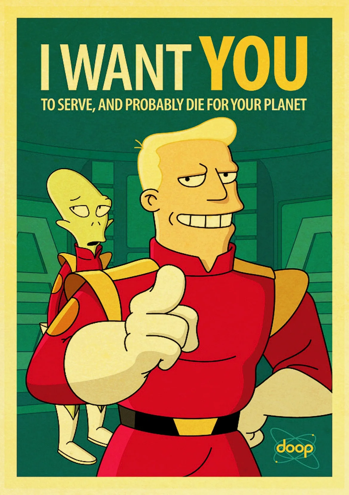 E053 Американский комикс ТВ серия Futurama Ретро плакаты Винтаж крафт-бумага принты настенная живопись хорошее качество декоративный декор стен - Цвет: E053