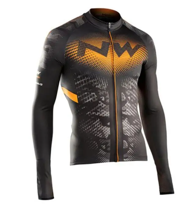 NW Мужская Новая весенняя/осенняя одежда с длинным рукавом для велоспорта, дышащая одежда для горного велосипеда, одежда для велоспорта, Ropa Ciclismo Maillot - Цвет: Cycling jersey Only4