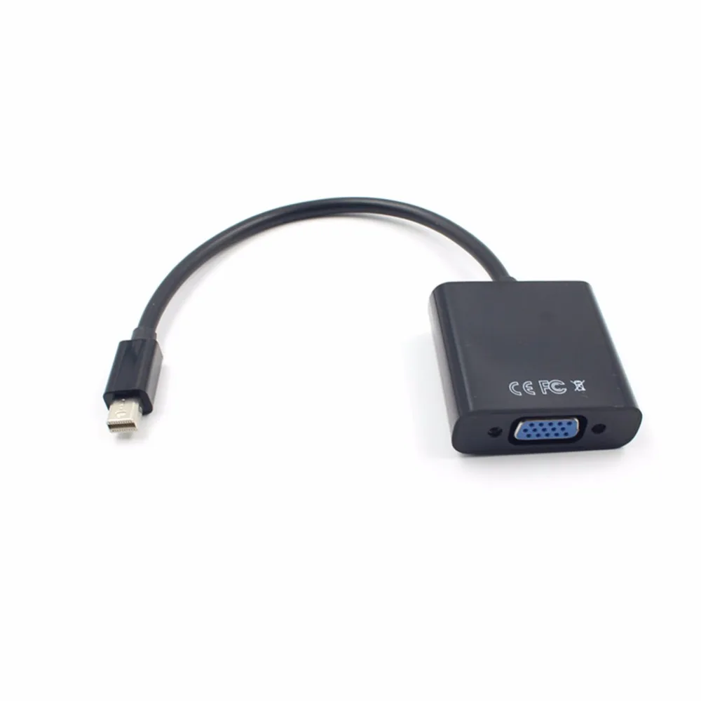 Для Apple MacBook mini dp to vga конвертер для мужчин и женщин Mini Displayport VGA Кабель адаптер HDTV