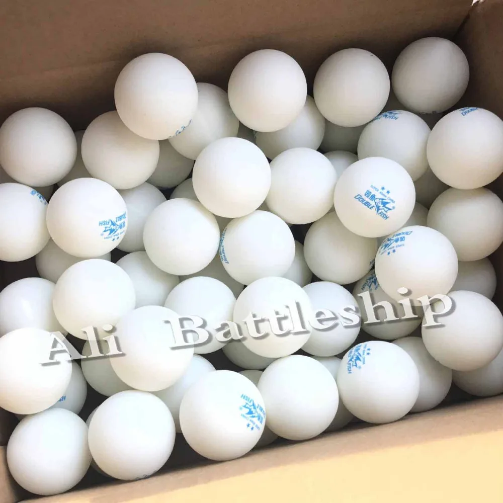 60x Double Fish 1star 2star 3star 40mm training Table Tennis Balls