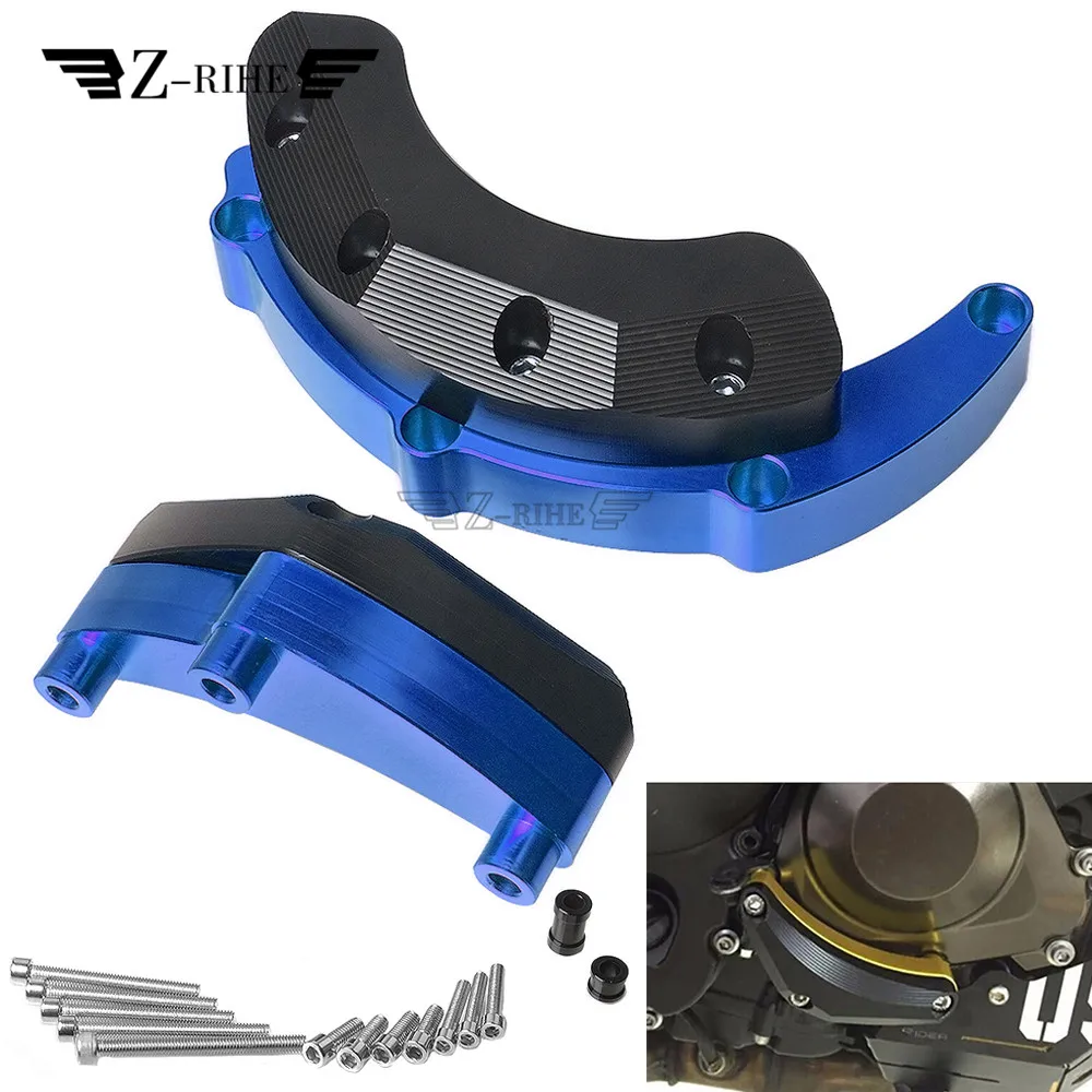 Двигатели слайдер Защитная крышка для Yamaha MT 09 2014 2017 MT09 TRACER 2015 TRACER|Накладки и