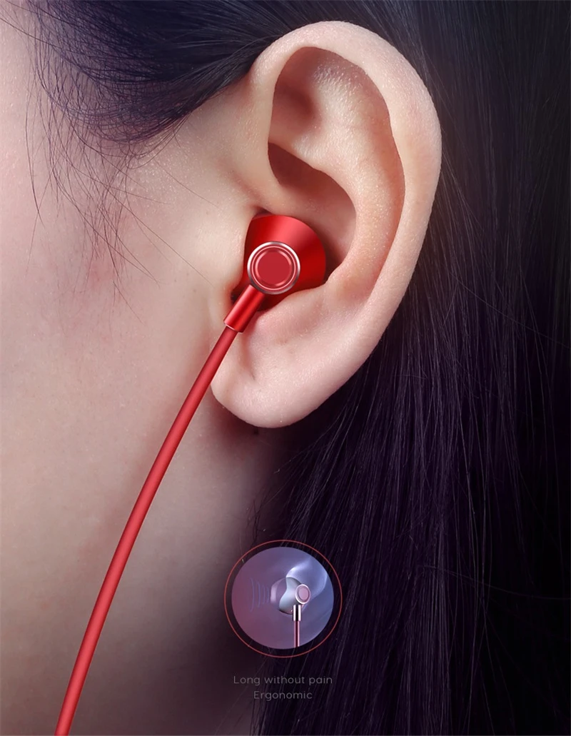 Модные наушники с шейным ободом Bluetooth 5 0 стерео бас беспроводные для iphone Samsung Xiaomi