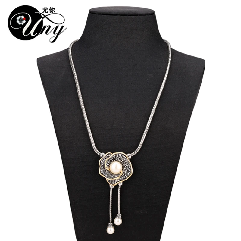 Uny Винтаж jewelries Наборы Элегантный комплект ювелирных изделий с искусственным