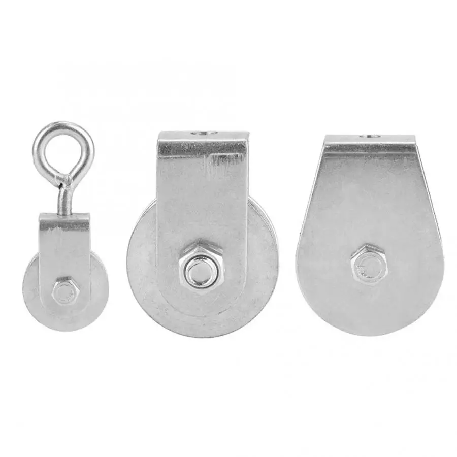 Нержавеющая сталь 0 3 тонн шкив стальной проволочный Одноколесный поворотный