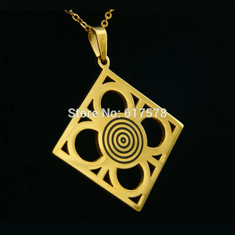 Цепочка с кулоном и серьги из нержавеющей стали 316L | Украшения аксессуары