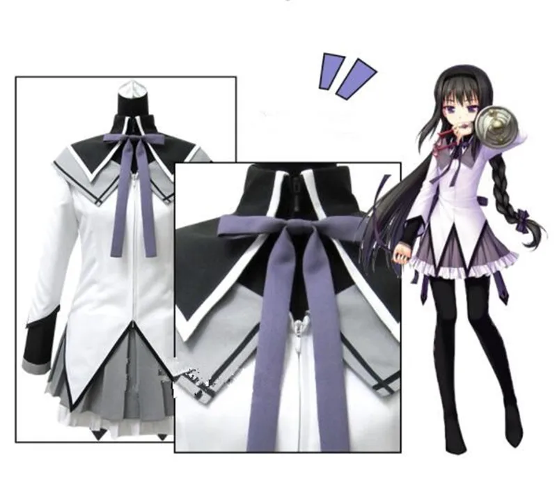 Костюм для косплея Puella Magi Madoka Magica Homura Akemi индивидуальное вечернее платье юбка