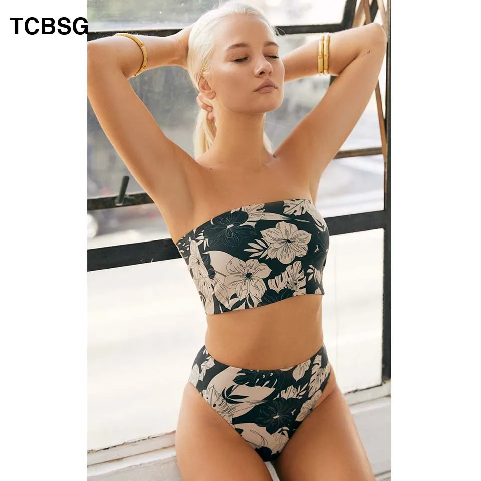 TCBSG 2019 новый сексуальный бикини с высокой талией женский купальный костюм