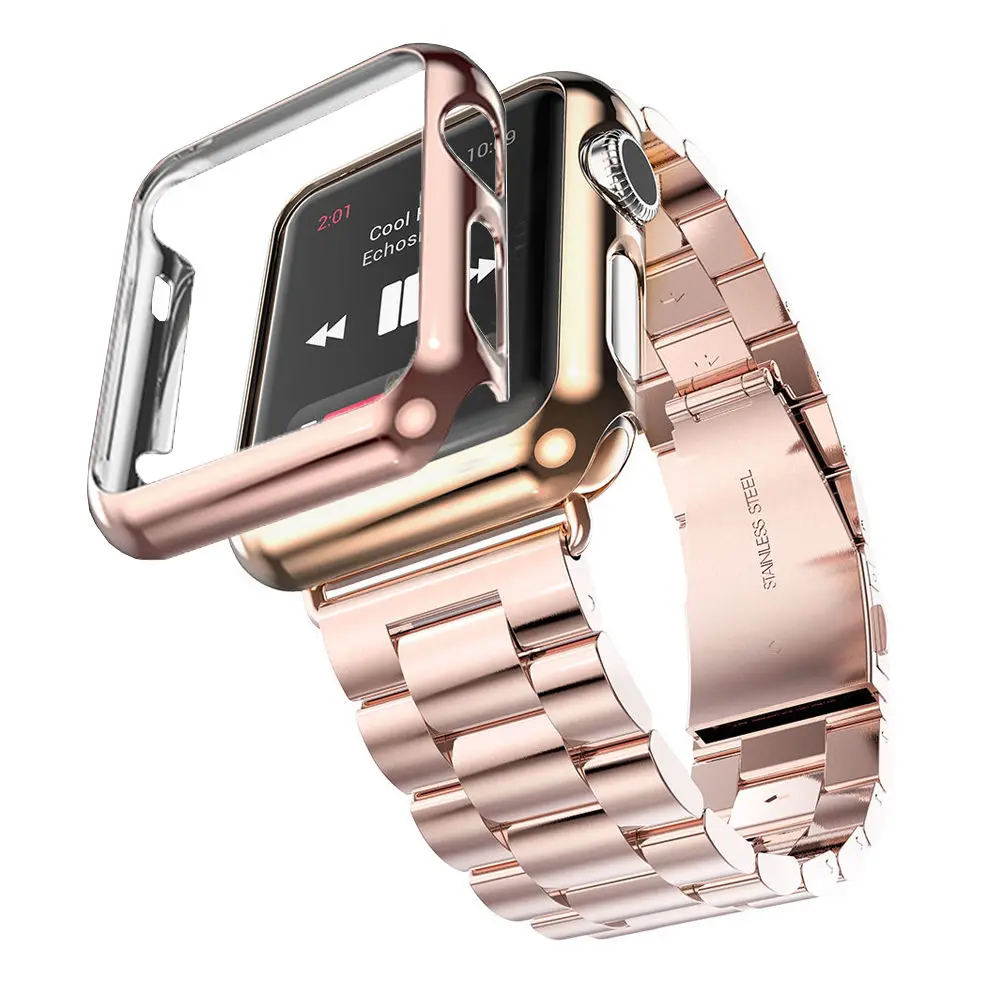 DAHASE классический ремешок из нержавеющей стали для Apple Watch серии 2 iWatch 42 мм 38