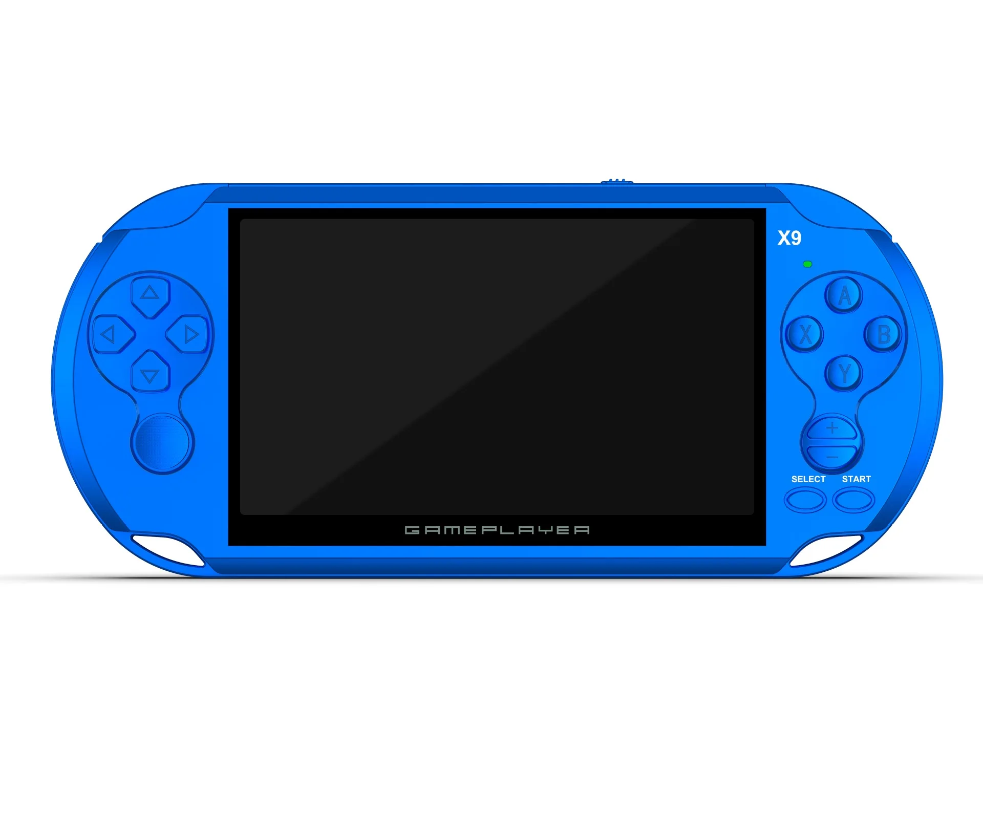 X9 Аркады для Оборудование для psp портативных игровых Экран Цвет Дети Puzzle 5," Цвет Экран для игры GBA видео MP4 книги - Цвет: Синий
