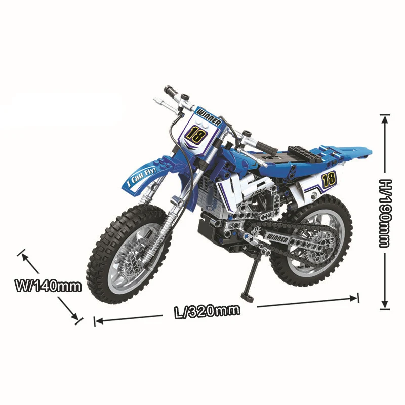 474 7045 stucke Technik Stadt Moto Crossbike Bausteine Набор DIY Кирпичи классический Modell Киндер Spielzeug Мех