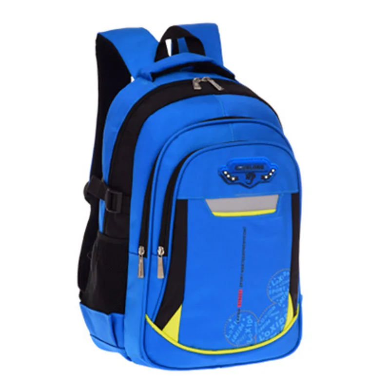 

children school bags for teenagers boys girls safety reflective strip school backpack waterproof kids book bag mochila