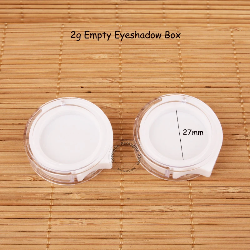 120 шт./лот оптовая продажа Новое поступление пластиковая пустая коробка для теней