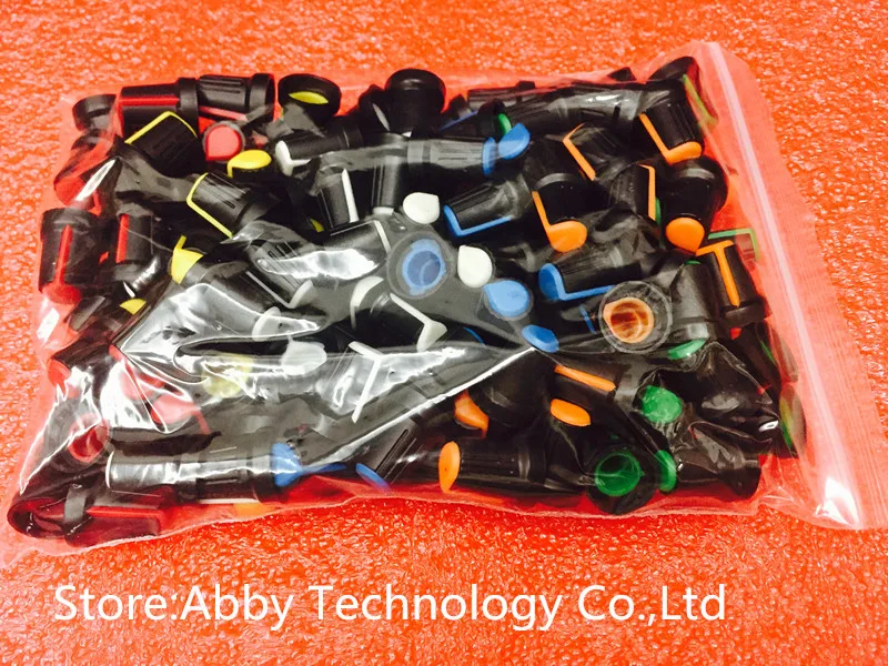 

500pcs Potentiometer knob 148 mixer amplifier knob (Heart colors) 15'' 17MM