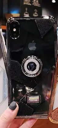 VIP клиент роскошный бренд bling diamond чехол для iphone X XS MAX XR 8 7 6 6S plus чехол - Цвет: black