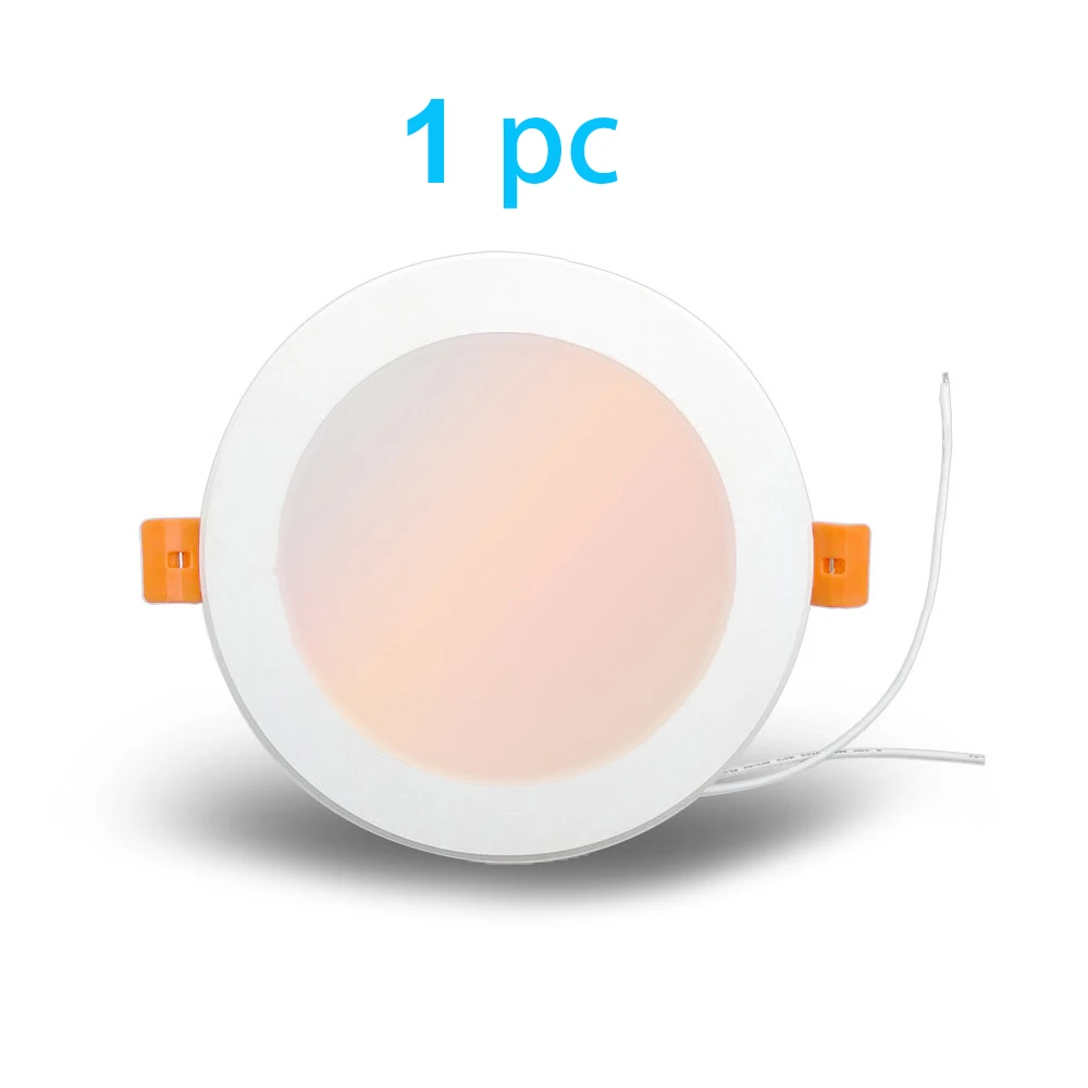 1pc Downlight 3 шт. умный голосовой контроль 4 дюймов светильник WiFi RGBW 10 Вт поддержка Alexa и Google Home IFTTT автоматический таймер переключатель светодиодный светильник - Испускаемый цвет: 1pc Downlight
