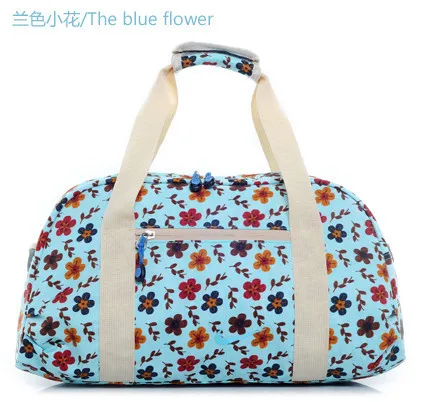 free shipping bag gym women casual bags vintage fashion luggage sports canvas flowers female totes fitness kit |