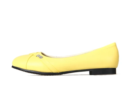 Женские туфли-лоферы на плоской подошве, с круглым носком