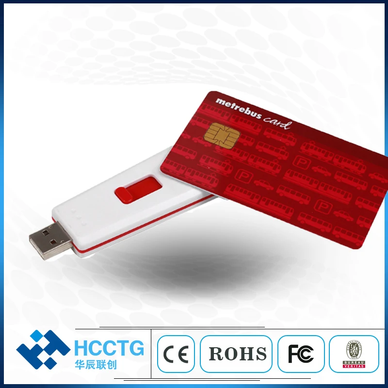 

USB 13.56mhz Portable NFC RFID Contactless Reader Support ISO 14443 Type A B Card+free SDK -ACR122T