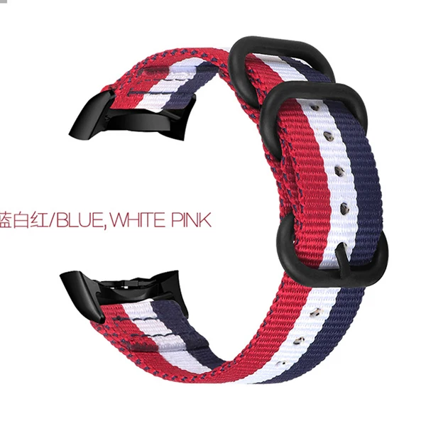 black buckle 7 Ремешок для наручных часов samsung gear Fit2 Pro, ремешок для фитнес-часов, нейлоновый ремешок для наручных часов samsung gear Fit 2 Pro SM-R360/365, браслет - Цвет: black buckle 7