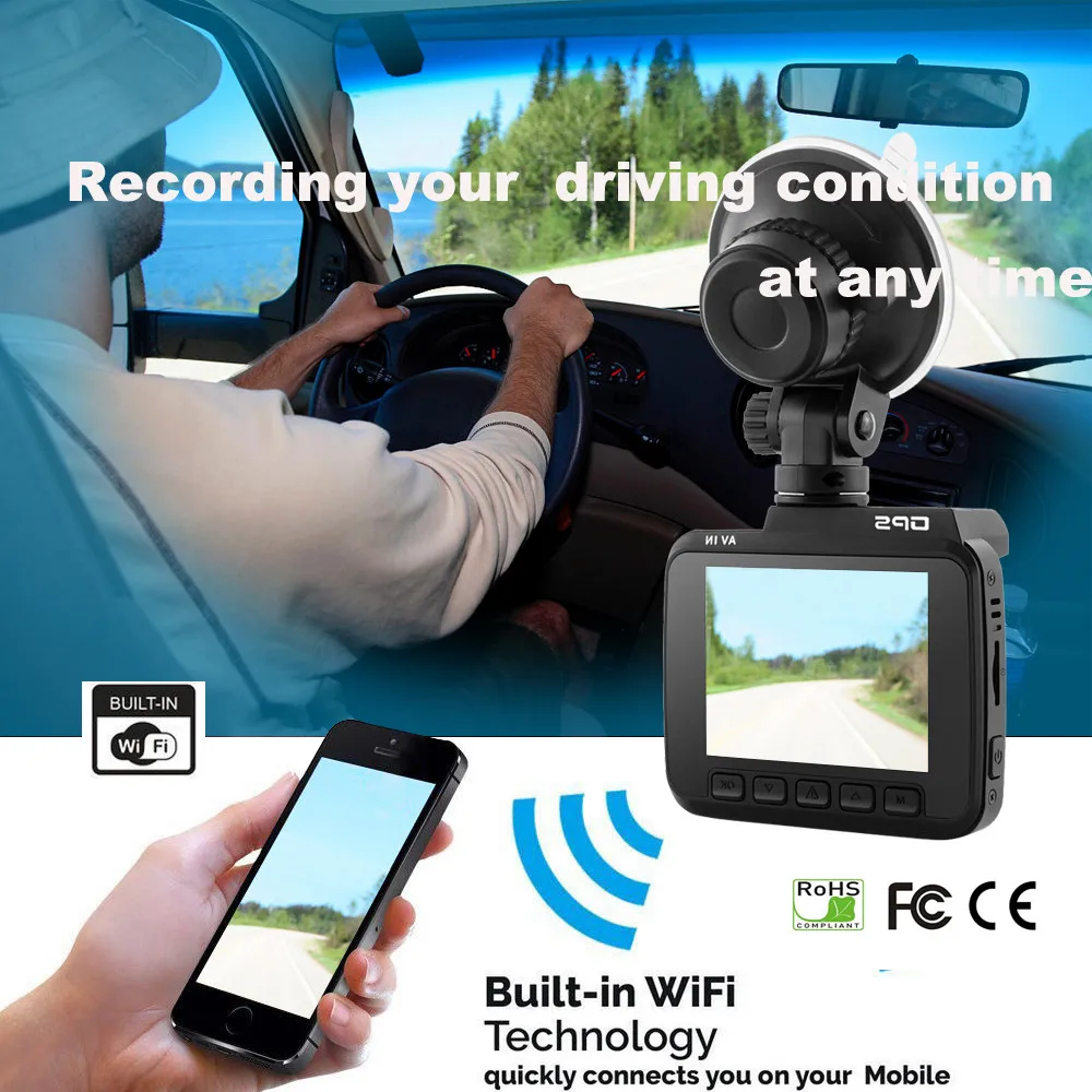 4 K HD мини-автомобиль DVR wifi видеорегистратор gps камера ночного видения g-сенсор vidioregistrator dashcam dual