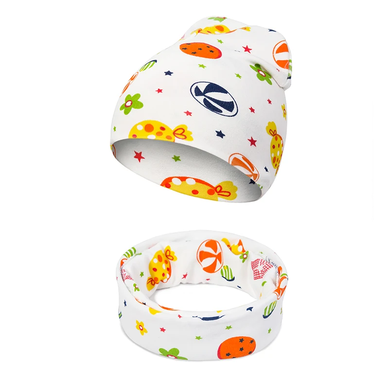 L Reakids Модная одежда для детей, Детская Мода Beanie Hat baby зимняя шапка, шарф комплект с героями мультфильмов, Детская шляпа, шарф для мальчиков и девочек, хлопковый теплый жилет Детская кепка - Цвет: L