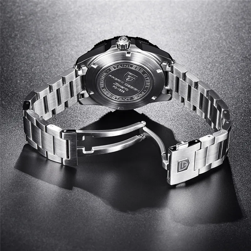Новинка, PAGANI Дизайн, Топ бренд, роскошные модные мужские кварцевые часы из нержавеющей стали, военные водонепроницаемые мужские часы, Relogio Masculino