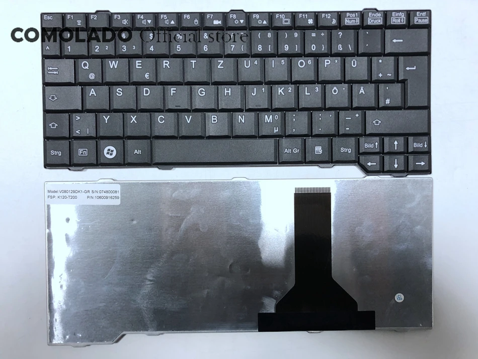 GR немецкая клавиатура для ноутбука Fujitsu Esprimo U9210 S118D Clavier V080129DK1 макет|Клавиатуры