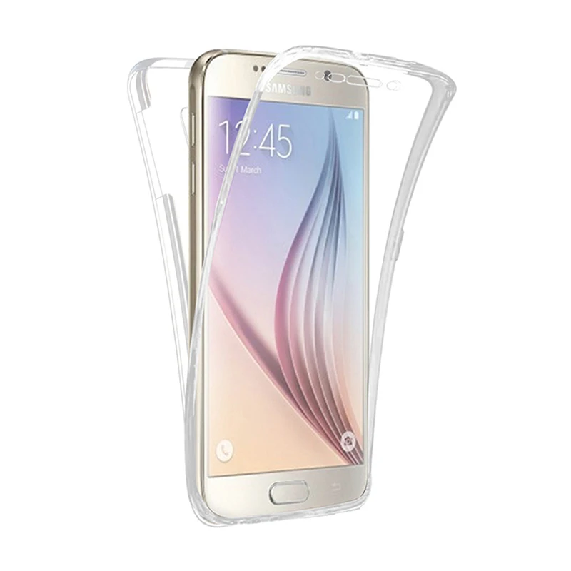 Чехол для samsung galaxy S3 S4 S5 S6 S7 край S8 S9 плюс S10 Note 3 4 5 8 9 10 Pro Core Grand Prime 360 Полное гнущееся покрытие