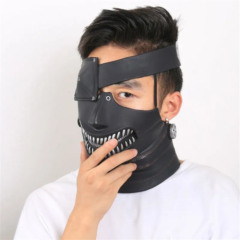Takerlama новые Moive Токийский Гуль 2 Kaneki маски Кена ПВХ на молнии Регулируемый Косплей крутые маски вечеринка Хэллоуин реквизит