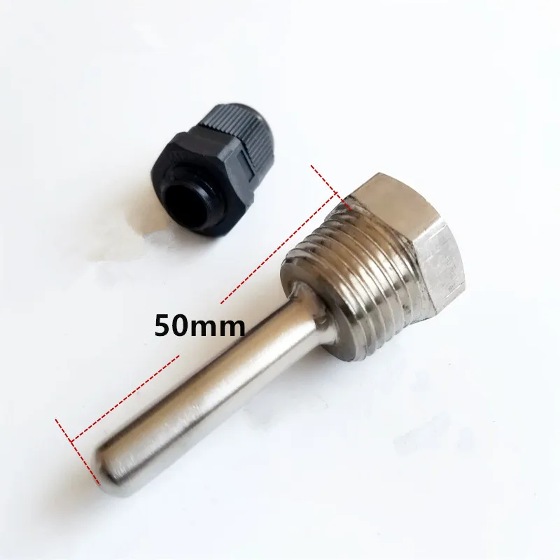Карманный погружной рукав Thermowell из нержавеющей стали 304 BSP 1/2 дюйма для провода