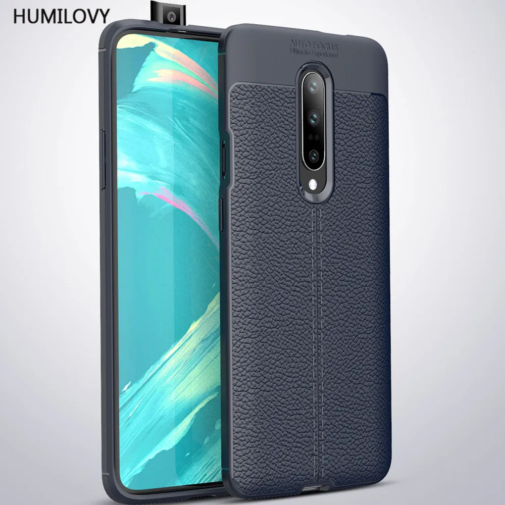 For One Plus 7Pro Case for Coque OnePlus 7 Pro Cover Leather Silicone Soft TPU Phone Fundas Capa |
