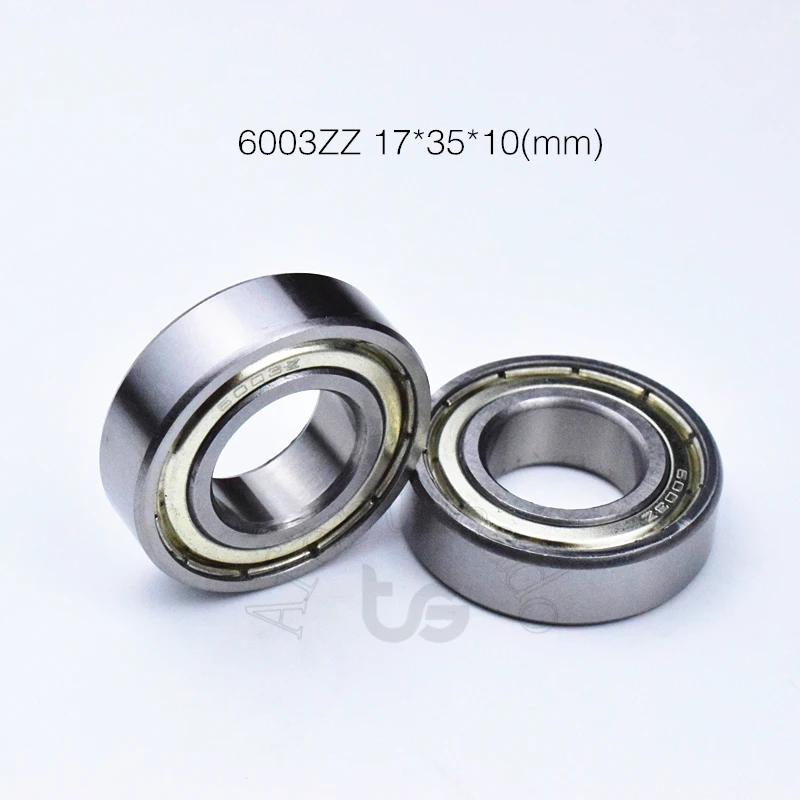 Bearing 10pcs 6003ZZ 17*35*10(mm) chrome steel Metal Sealed High speed Mechanical equipment parts