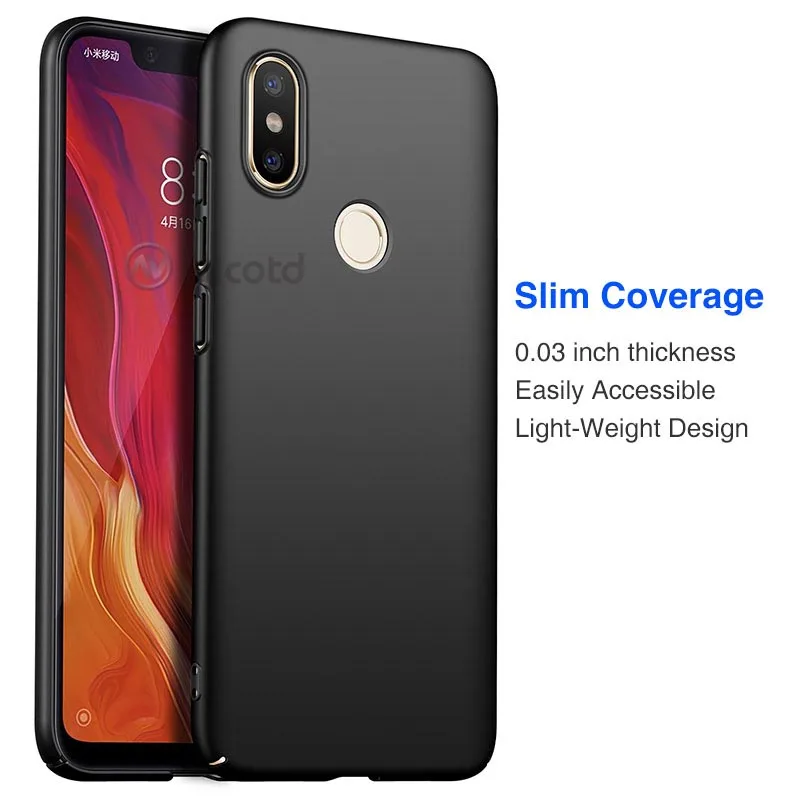 Чехол для Xiaomi mi 8 mi 8 lite, Жесткий ПК, тонкий матовый защитный чехол для задней панели s, красный mi 6A Note 5 5A 6 pro для Xiaomi Note 3