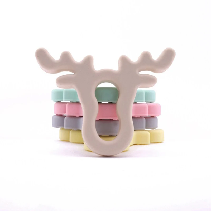 1 шт. детский Прорезыватель для зубов из пищевого силикона|Детские прорезыватели|